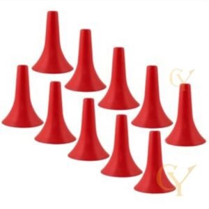 Trident 9” agility cone set of 10 (red)